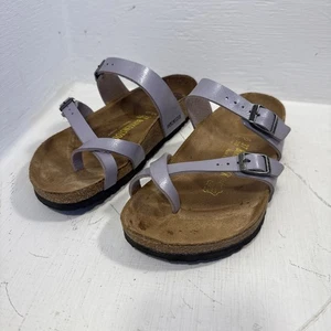 Birkenstock Mayari Sandalen Damen Größe 6-6,5 EU 37 Lavender Pink Zehenschlaufe RAR - Bild 1 von 7