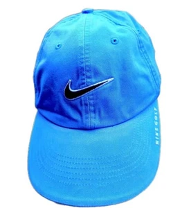 Nike Golf federleichte Dri-Fit Mütze Kappe hellblau verstellbarer Riemen Swoosh Logo - Bild 1 von 11