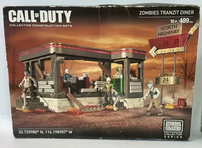 Mega Bloks Call of Duty Zombies TranZit Diner Construcción 489 Piezas Foto 1 de 4