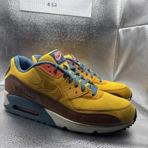 Nike Air Max 90 Essential University Gold 537384-700 Shoes SZ 13 Gold Cognac - Picture 1 of 9