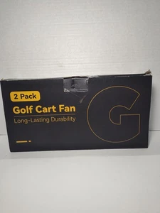 GOLFCOZER Golf Cart Fan – Portable USB-Powered Clip Fan | 3-Speed, 360° Adjustab - Picture 1 of 8