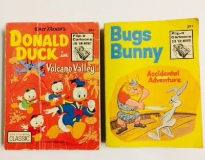 Vintage 1973 Walt Disney Donald Duck Bugs Bunny Adventure Big Little Book - Image 1 of 4