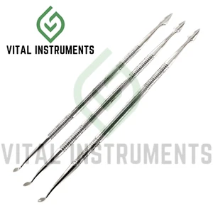 3 Pcs Vehe Porcelain Wax Carver Double Ended Dental Procedure Tools Stainless CE - Picture 1 of 1