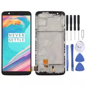 For OnePlus 5T A5010 TFT Material LCD Screen and Digitizer Full Assembly + Frame - Picture 1 of 6