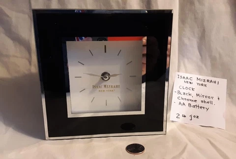 Issac Mizrahi Mirrored Mantel Clock Cover