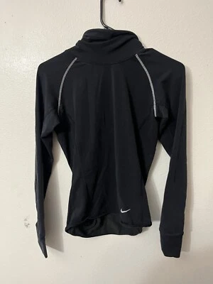 Толстовка женская Nike беговая Dri-Fit Sprint черная LS размер XS 627001-010 - Изображение 1 из 4
