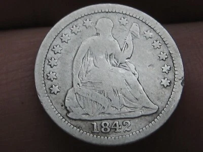 1842 O Seated Liberty Half Dime- New Orleans, Fine Details - Image 1 of 3