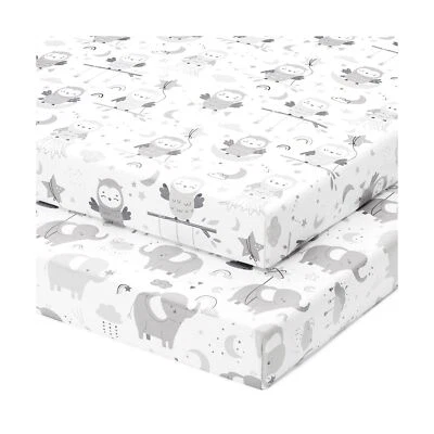 Pack and Play Sheets Fitted – Compatible with Graco Pack n Play Playard Crib ... - Image 1 of 4