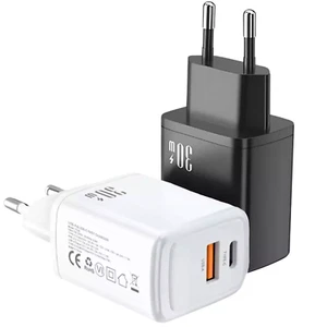 2 Port USB Schnell Ladegerät Mehrfach Netzteil 2 Fach Adapter Handy Tablet 30W - Zdjęcie 1 z 16