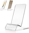 Heavy Duty Phone, Tablet Acrylic Display Stand Perspex Retail Cookbook Holder