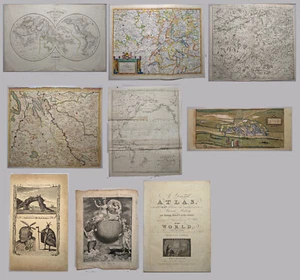 Kupferstiche 9x Original Coronelli, Danckerts, Hogenberg, Conder, Delamarche u.a - Bild 1 von 20