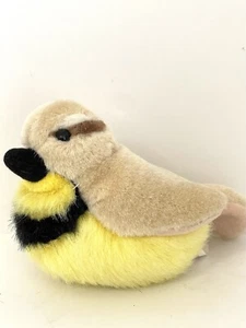 K&M  Wild Republic Aud Birds Western Meadowlark 2001 Plush Yellow W SOUND video - Picture 1 of 13