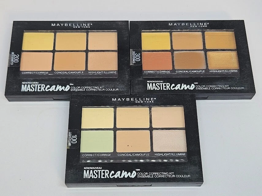 Maybelline Master Camuflaje Kit Corrector de Color Crema Ocultar Resaltar Paleta Defecto Foto 1 de 1