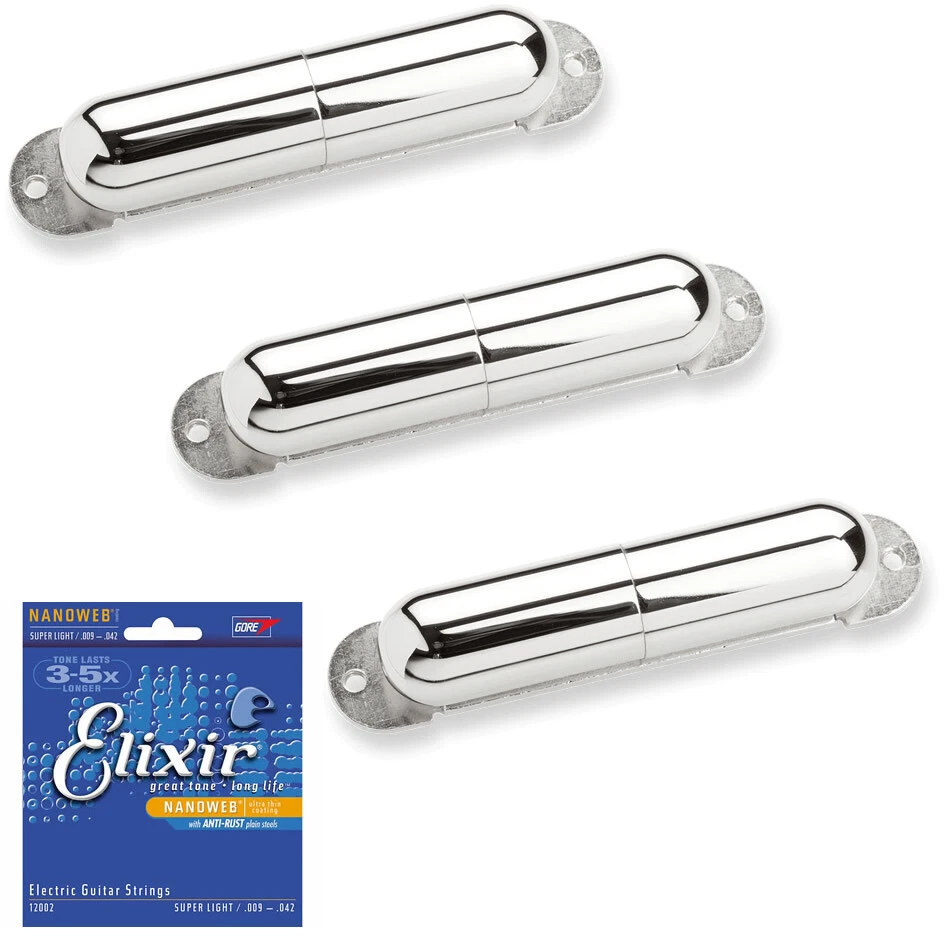 Seymour Duncan SLS Lipstick Pickup Set w/ Elixir Super Light Guitar Strings NEW - Image 1 of 1