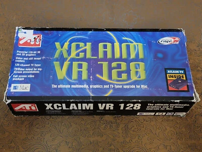 ATI Technologies Inc. Xclaim TV External TV Tuner Audio Video Card No Board ≏ - Image 1 of 4