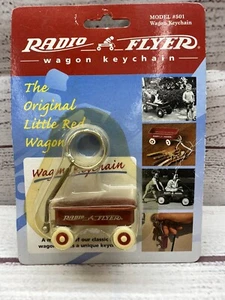 NEW! Vintage 1997 Radio Flyer The Original Little Red Wagon Keychain ~ Sealed - Picture 1 of 6