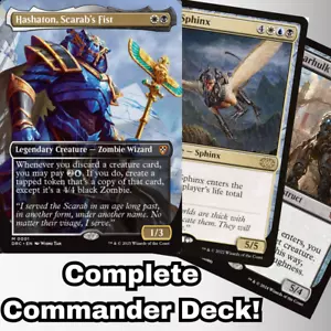 MTG Commander EDH Deck Hashaton, Scrab's Fist 100 Magic Cards Custom Deck - Picture 1 of 14