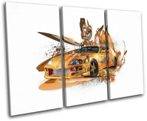 Supra Fast Abstract Furious Cars DREIBEL LEINWANDKUNST Bilddruck - Bild 1 von 1