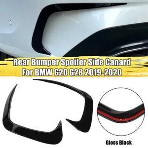 2x Noir brillant Pare-chocs Arrière évent décoratif Pour BMW G20 G28 2019-2020 - Bild 1 von 10