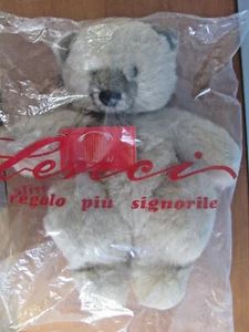 LENCI TAN AND BROWN 13 INCH TALL PLUSH TEDDY BEAR - Picture 1 of 2