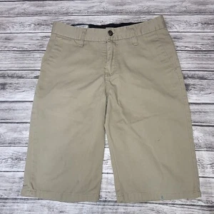 Volcom Size 27/40 Boys Shorts Mid Rise Casual Beige - Picture 1 of 7