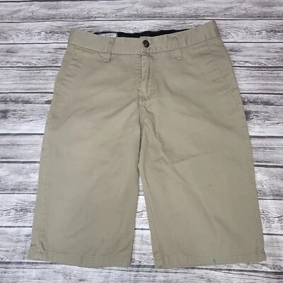 Volcom Size 27/40 Boys Shorts Mid Rise Casual Beige - Image 1 of 4