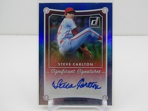 STEVE CARLTON 2017 DONRUSS SIGNIFICANT SIGNATURES AUTOGRAPH AUTO! #03/20! SP!