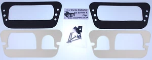 Mk1 Escort Works Front Indicator Seal And Screw Set L792 Hillman Imp Chamois - Picture 1 of 1