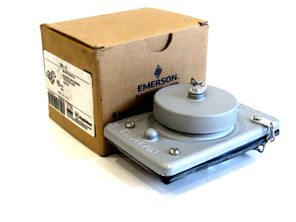 NEW EMERSON APPLETON FSK5-15 NON-LOCKING RECEPTACLE COVER FSK515 - Image 1 of 4