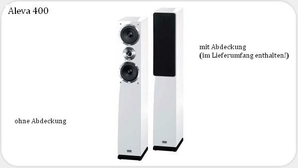 Heco Aleva 400, Bassreflex 2 1/2 Wege Standlautsprecher arctic white NEU 1 Stück - Bild 1 von 1