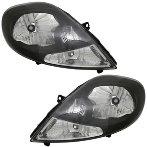 Scheinwerfer Set für Nissan Primastar Opel Vivaro Renault Trafic II H4 Schwar - Bild 1 von 5