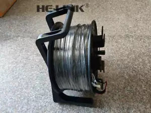 500M LC-LC Outdoor Armored Singlemode 6 Strands with Fiber Tactical Cable Reel - Picture 1 of 3