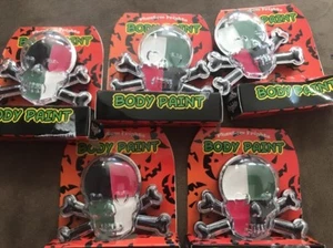 LOT OF 5 PHANTOM FRIGHTS SKELETON SHAPED BODY PAINTS - Picture 1 of 2