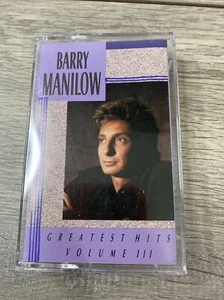 Barry Manilow Greatest Hits Volume 3 Cassette Tape - Picture 1 of 6