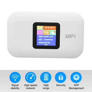 Mobile WiFi Hotspot with SIM Card Slot 150Mbps 10 Users 4G LTE Mobile WIFI - Picture 1 of 12