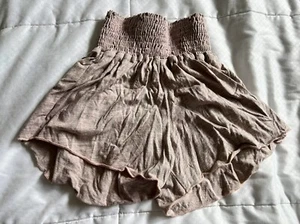 To Love Size 8 Girls Heather Pink Knit Butterfly Shorts - Picture 1 of 4