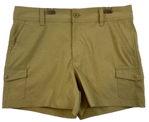 Pantalones Cortos Eddie Bauer Damas Talla 14 (37x5) Bolsillo Carga Corto Tiro Alto Tostado - Imagen 1 de 14