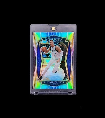Kristaps Porzingis - 2020-21 Select - Silver Holo - Premier Level Prizm - #105 - image 1 of 3