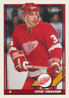 1991-92 O-Pee-Chee #508 STEVE CHIASSON - Detroit Red Wings