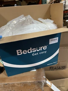 Bedsure King Mattress Pad - Quilted Fitted Mattress Topper Protector with 8-21 I - Picture 1 of 1