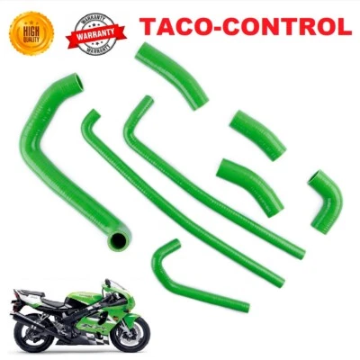 Manguera de radiador de silicona para Kawasaki Ninja ZX7R ZX750P 1996-2003 1997 98 99 01 02 Foto 1 de 4