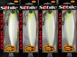 (LOT OF 4) SEBILE STICK SHADD SS-182-SK-GHE 4-3/4OZ 1372882 GHOSTESCENT DM1115 - Picture 1 of 3
