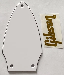 Guitar Parts Guitar Pickguard For Gibson Flying V Truss Rod Cover+Gold Decal - Picture 1 of 6