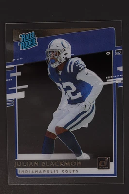 2020 Panini Chronicles Clearly Donruss Rated Rookies Julian Blackmon #RR-JBL  NM - Image 1 of 2