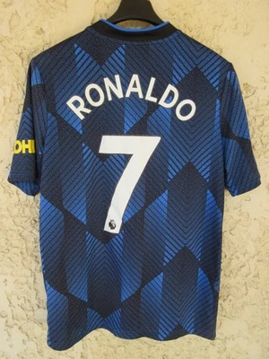 Maillot MANCHESTER UNITED CR7 CRISTIANO RONALDO ADIDAS 3rd shirt 15 16 ans = S - Photo 1/4