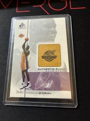 2000-01 SP Game Floor Edition - Authentic Floor Shaquille O'Neal #SO (MEM) - Image 1 of 2