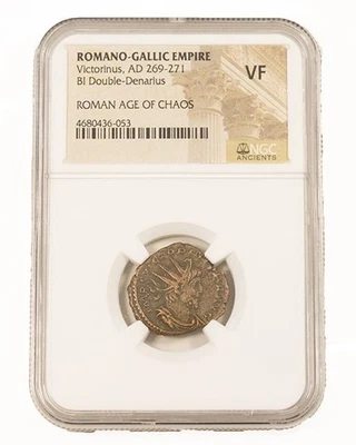 Collectible Roman Ae Of Victorinus (AD 269-271) NGC - VF Certified Coin - Image 1 of 3