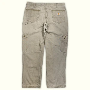 carhartt Pantalones cargo W36/L30 Beige Bueno Hombres (l102) - Imagen 1 de 5
