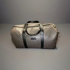 Fossil Kenton Duffle Overnight Gym Weekender Bag Black Brown Long Strap Rrp £239 - Picture 1 of 6
