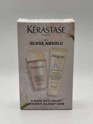 NEW KERASTASE Gloss Absolu Bain Hydra  Shampoo & Insta Glaze Conditioner 1oz Set - Image 1 of 4